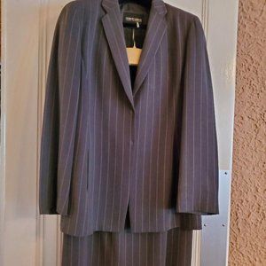 Armani Pinstripe Skirt Suit - Stunning - Size 6